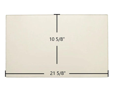 Blaze King Briarwood BRII/90 Door Glass Replacement – 21 5/8" x 10 5/8" High-Temperature Ceramic Glass Panel (730) - Total Hearth