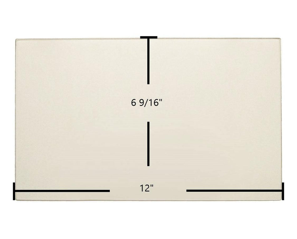 Craft 4426 Ceramic Glass Panel – 12" x 6 9/16" (Part #7C44260) - Total Hearth