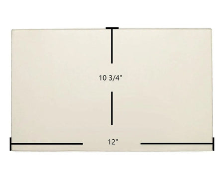 Breckwell P2700 Door Glass Replacement – 12" x 10 3/4" High-Temperature Ceramic Glass Panel (C-D-2700A) - Total Hearth