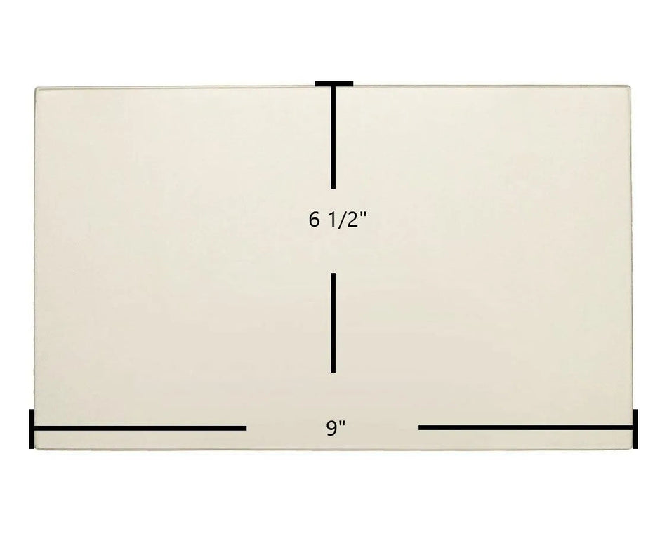 Buck Stove Models 26000-B, 27000-B, 28000 Door Glass Replacement – 9" x 6 1/2" High-Temperature Ceramic Glass Panel (PA500027) - Total Hearth