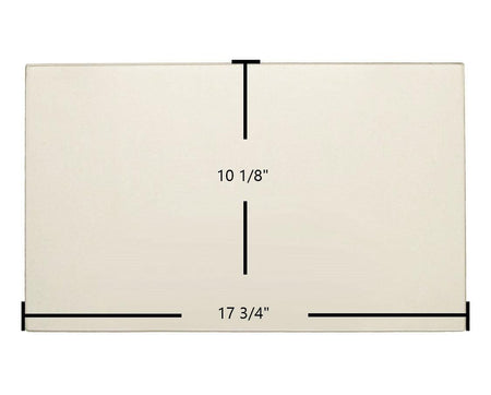 Buck Stove Models 50, 41, 70, 71 Door Glass Replacement – 17 3/4" x 10 1/8" High-Temperature Ceramic Glass Panel (BUC50) - Total Hearth