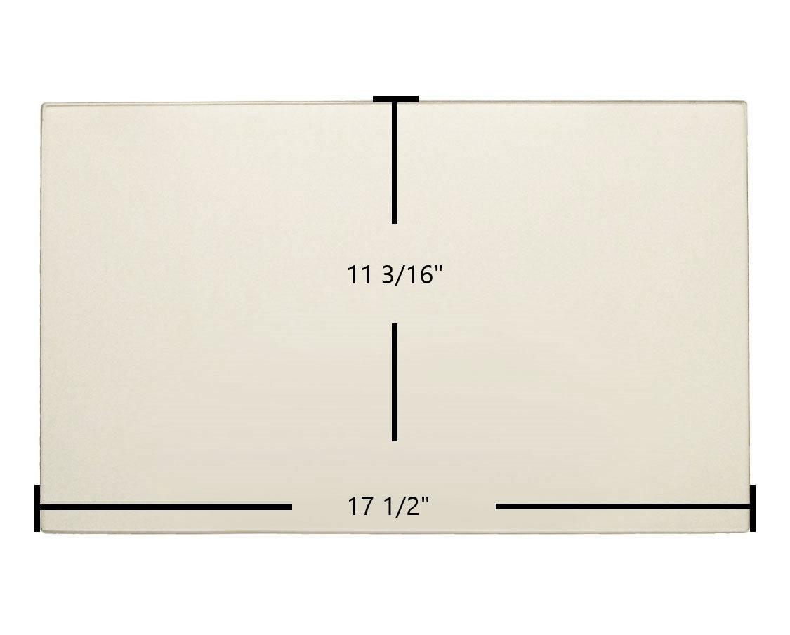 Buck Stove Carolina 1 Large Door Glass Replacement – 17 1/2" x 11 3/16" High-Temperature Ceramic Glass Panel (PGBC377LG) - Total Hearth