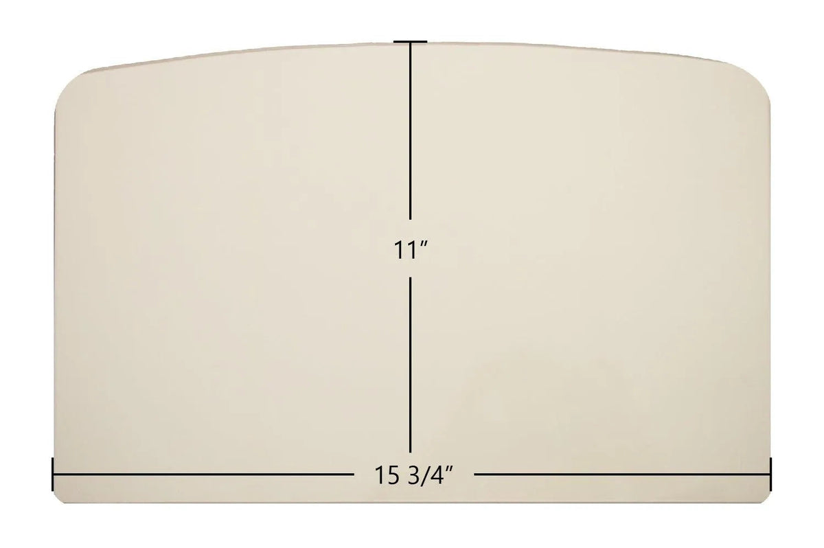 Buck Stove Townsend III Door Glass Replacement – 15 3/4" x 11" High-Temperature Ceramic Glass Panel (townsend3) - Total Hearth