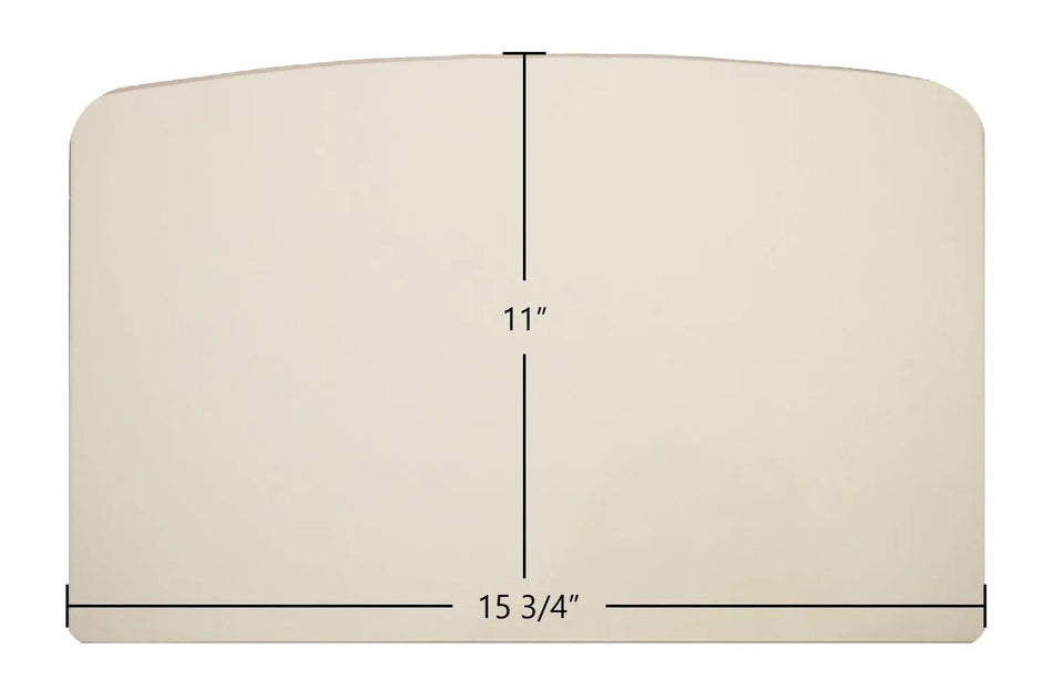 Buck Stove Townsend III Door Glass Replacement – 15 3/4" x 11" High-Temperature Ceramic Glass Panel (townsend3) - Total Hearth