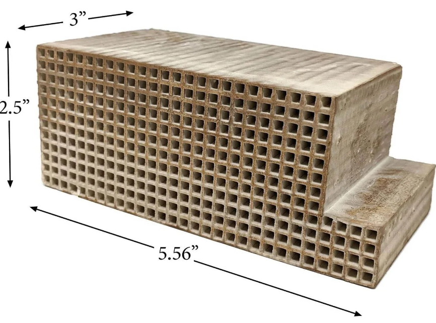 Catalytic Combustor – Condar CC-306 | 16 Cell | 5.6" x 2.5" x 3" | Gasket Wrapped | OEM Replacement