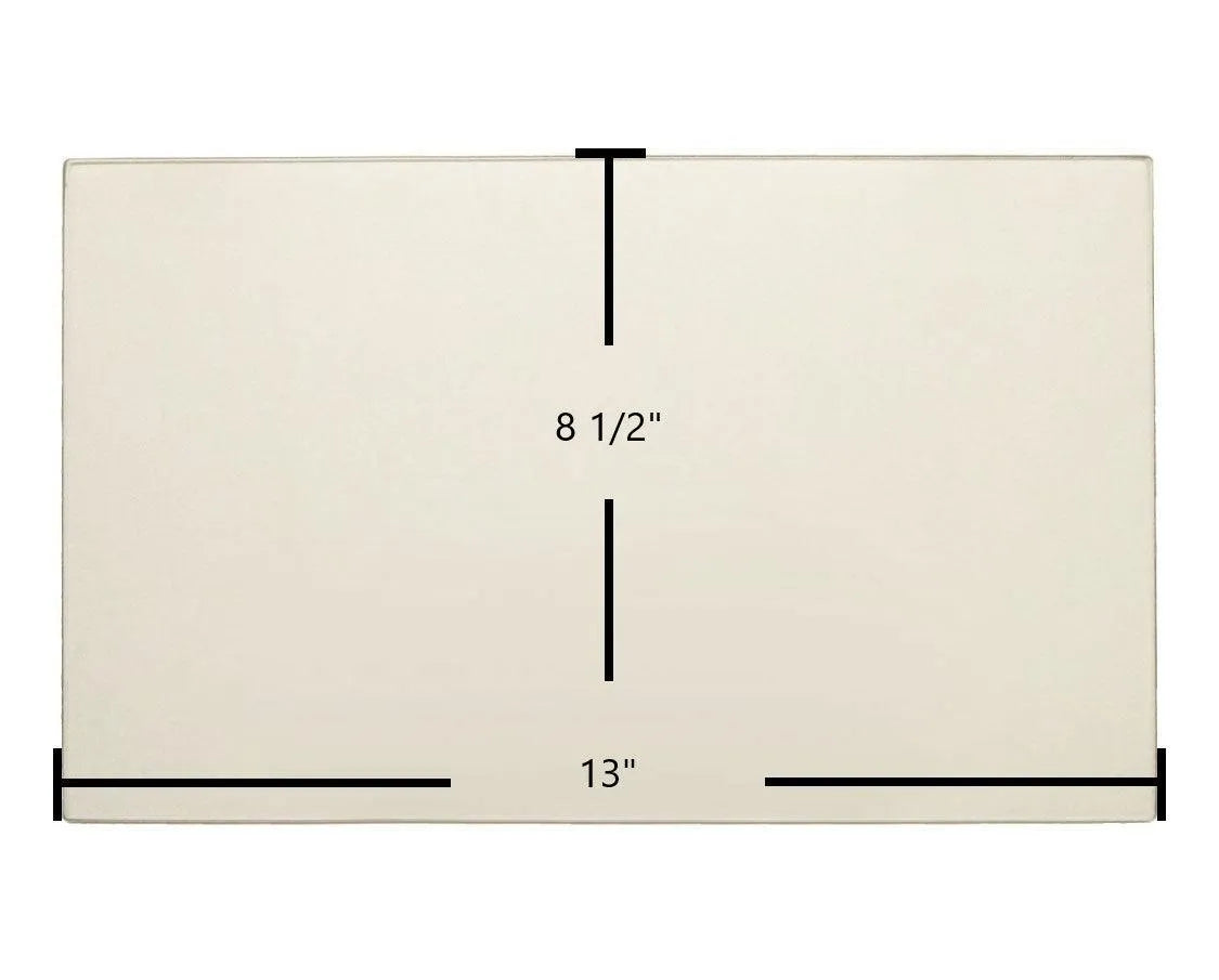 Consolidated Dutchwest Steel 244 / 247001 Ceramic Glass Panel – 13" x 8 1/2" (Part #S31117) - Total Hearth