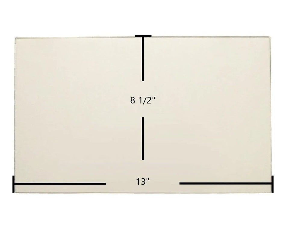 Consolidated Dutchwest Steel 244 / 247001 Ceramic Glass Panel – 13" x 8 1/2" (Part #S31117) - Total Hearth