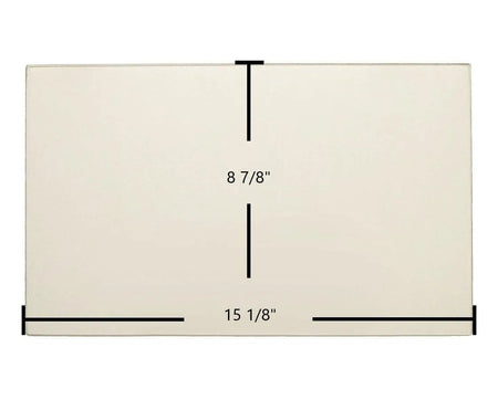 Consolidated Dutchwest Sequoia 2160 / 455 / 455C Ceramic Glass Panel – 15 1/8" x 8 7/8" (Part #700-1011) - Total Hearth