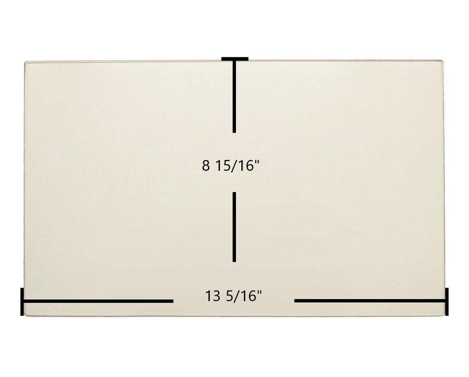Century S245E Door Glass – 13 5/16" x 8 15/16" High-Temperature Ceramic Glass Panel (SE63308) - Total Hearth