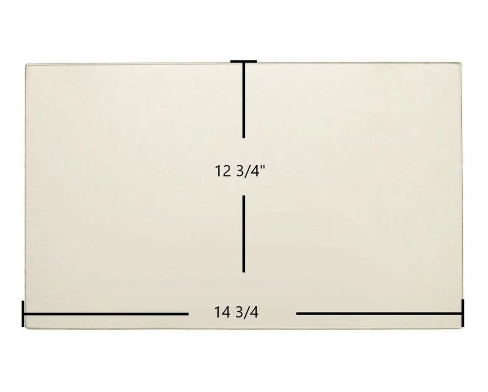 Century FW3200 Door Glass – 14 3/4" x 12 3/4" High-Temperature Ceramic Glass Panel (SE74023) - Total Hearth