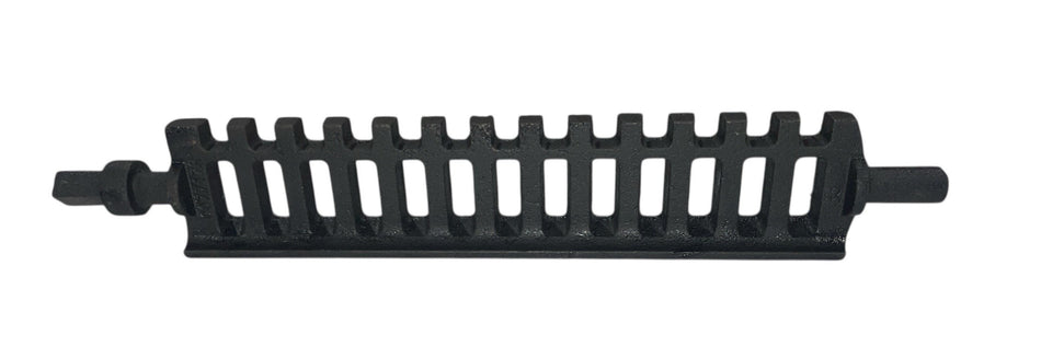 Ashley/King Dock Ash Grate – Left Side Shaker Grate (7717R / 40417) – 19-1/4" x 3" Cast Iron OEM Replacement - Total Hearth