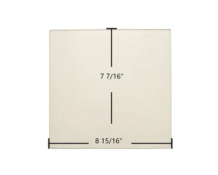 Coalbrookdale Darby Small Ceramic Glass Panel – 8 15/16" x 7 7/16" - Total Hearth