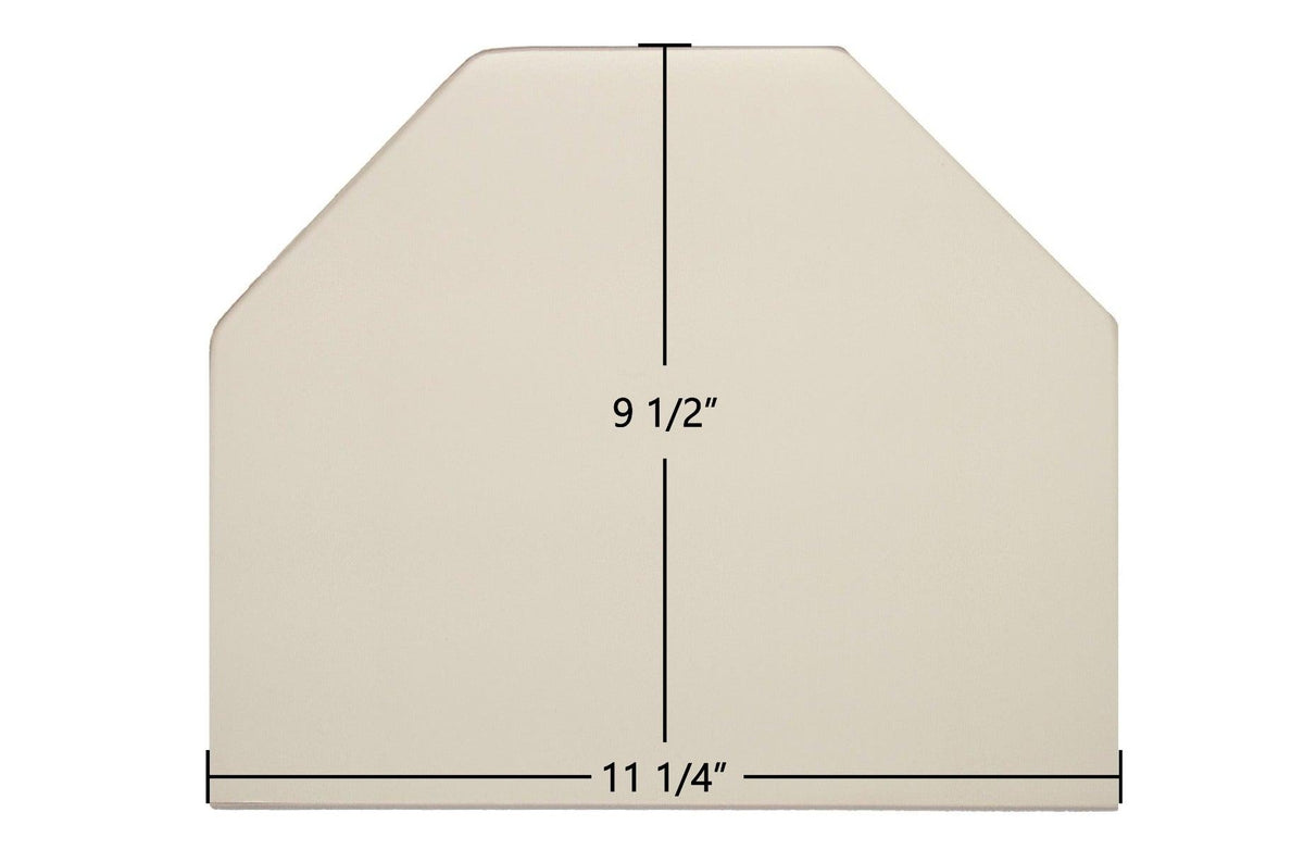 Consolidated Dutchwest Small #2460 Archtop Ceramic Glass Panel – 11 1/4" x 9 1/2" (Part #700-1146) - Total Hearth