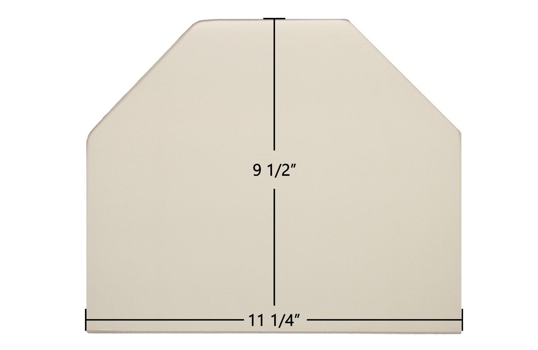 Consolidated Dutchwest Small #2460 Archtop Ceramic Glass Panel – 11 1/4" x 9 1/2" (Part #700-1146) - Total Hearth