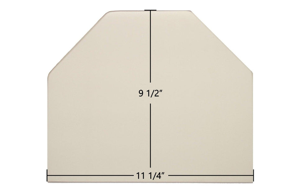 Consolidated Dutchwest Small #2460 Archtop Ceramic Glass Panel – 11 1/4" x 9 1/2" (Part #700-1146) - Total Hearth