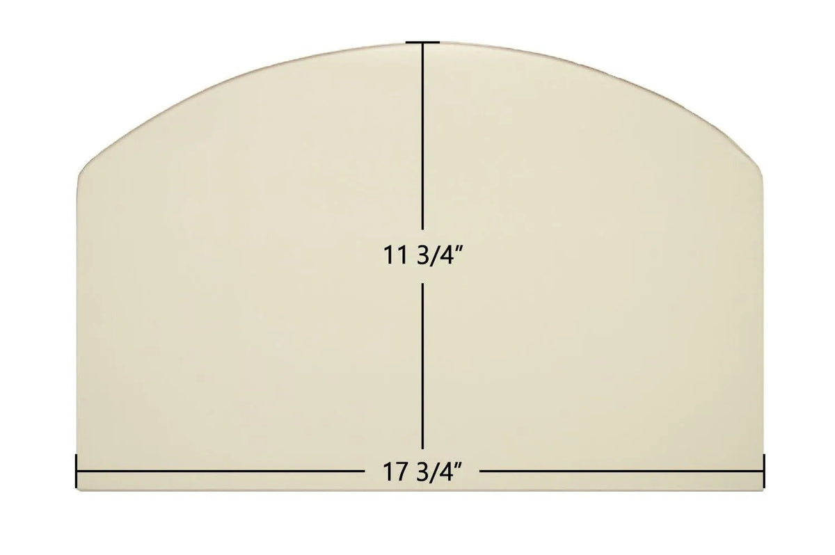 Consolidated Dutchwest Large #2479 Non-Cat Archtop Ceramic Glass Panel – 17 3/4" x 11 3/4" (Part #3000-2157) - Total Hearth