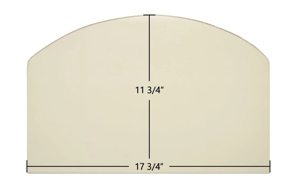Consolidated Dutchwest Large #2479 Non-Cat Archtop Ceramic Glass Panel – 17 3/4" x 11 3/4" (Part #3000-2157) - Total Hearth
