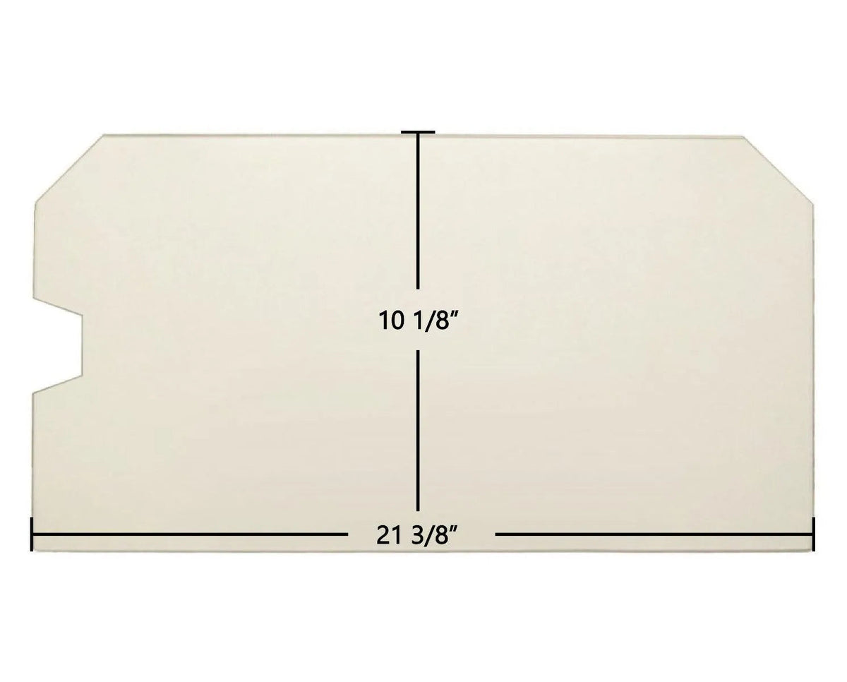 Country Legacy & Canyon Series Ceramic Glass Panel – 21 3/8" x 10 1/8" with Handle Notch (Part #71099) - Total Hearth