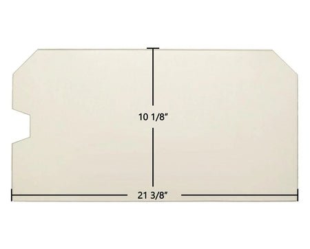 Country Legacy & Canyon Series Ceramic Glass Panel – 21 3/8" x 10 1/8" with Handle Notch (Part #71099) - Total Hearth