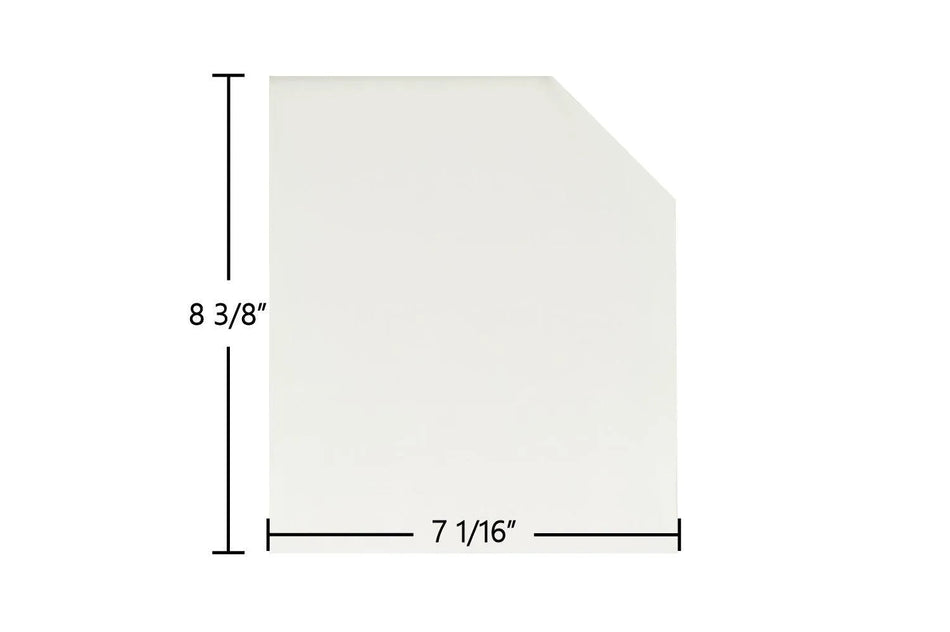 Country Comfort Insert Ceramic Glass Panel – 7 1/16" x 8 3/8" (Part #7CCDDG-2) - Total Hearth