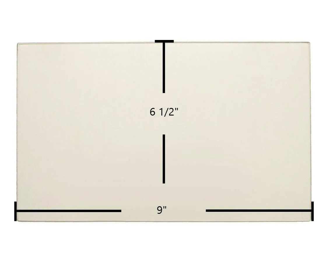 Country Flame Ceramic Glass Panel – 9" x 6 1/2" (Part #7P383CF-RL) - Total Hearth