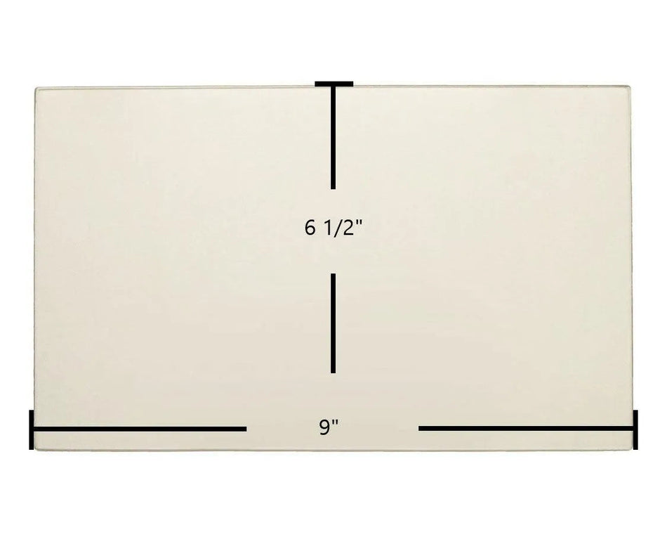 Country Flame Ceramic Glass Panel – 9" x 6 1/2" (Part #7P383CF-RL) - Total Hearth