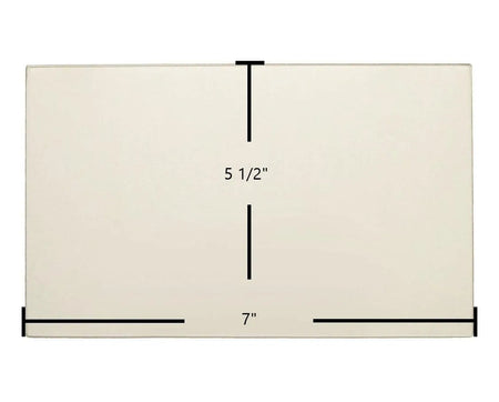 Country Flame Double Door Ceramic Glass Panel – 5 1/2" x 7" (Part #7P384CF-RL) - Total Hearth
