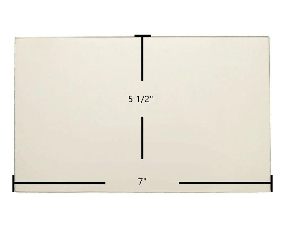 Country Flame Double Door Ceramic Glass Panel – 5 1/2" x 7" (Part #7P384CF-RL) - Total Hearth