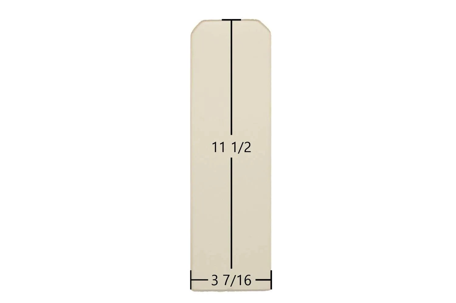 Country Flame BBF, Crossfire, Ovation, Harvester, O2, OV2CBF Side Glass – 3 7/16" x 11 1/2" (Part #7P054CF) - Total Hearth