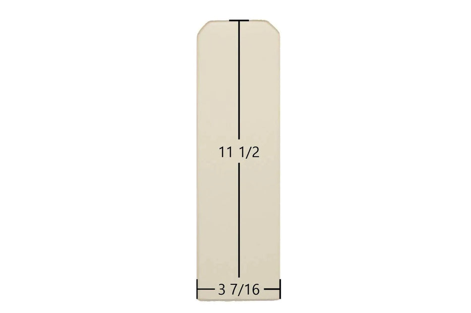 Country Flame BBF, Crossfire, Ovation, Harvester, O2, OV2CBF Side Glass – 3 7/16" x 11 1/2" (Part #7P054CF) - Total Hearth