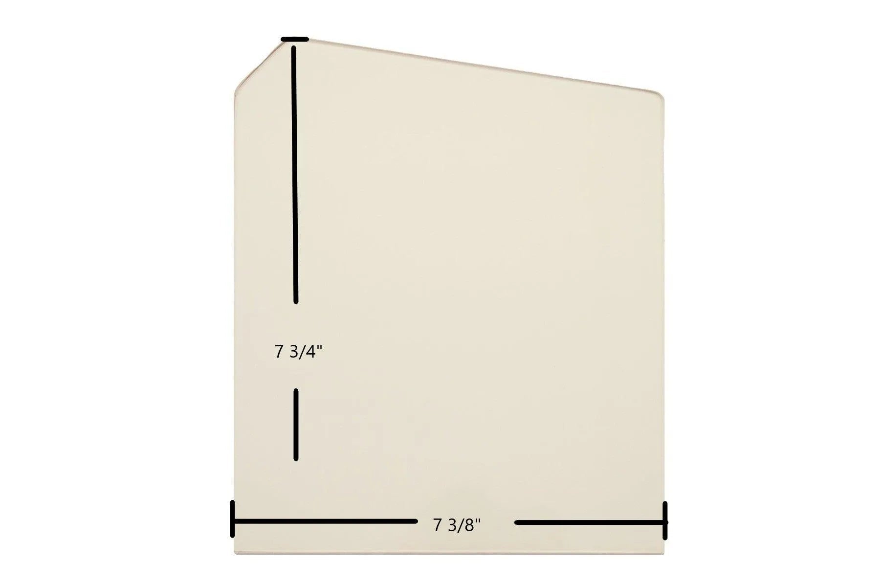 Country Flame Small Double Door Ceramic Glass Panel – 7 3/8" x 7 3/4" (Part #CFDD) - Total Hearth