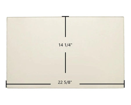 Dovre 2150, 2150 Insert, 2100 Ceramic Glass Panel – 22 5/8" x 14 1/4" Replacement - Total Hearth