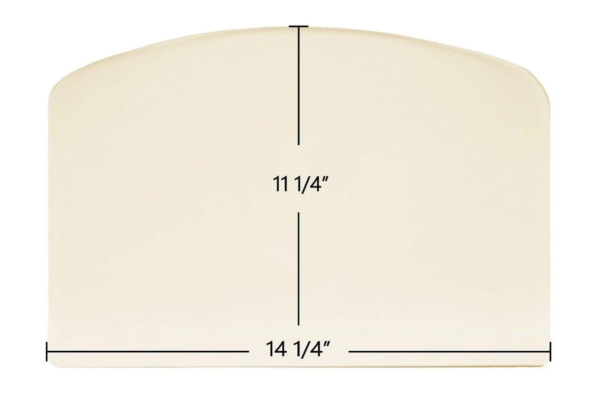 Earth Stove 1900HT Ceramic Archtop Glass Panel – 14 1/4" x 11 1/4" Replacement (37033) - Total Hearth