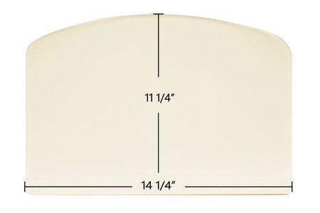 Earth Stove 1900HT Ceramic Archtop Glass Panel – 14 1/4" x 11 1/4" Replacement (37033) - Total Hearth