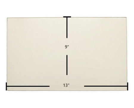 Earth Stove 101, 105, 701, 705, 102, 201, 202, 205, FD500 Ceramic Glass Panel – 13" x 9" Replacement (G100-1) - Total Hearth