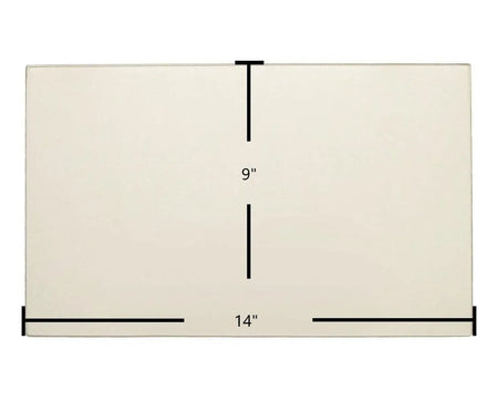 Earth Stove 101, 105, 701, 705, C202B, 102B, C201, C202, C205 Ceramic Glass Panel – 14" x 9" Replacement (G100-7) - Total Hearth