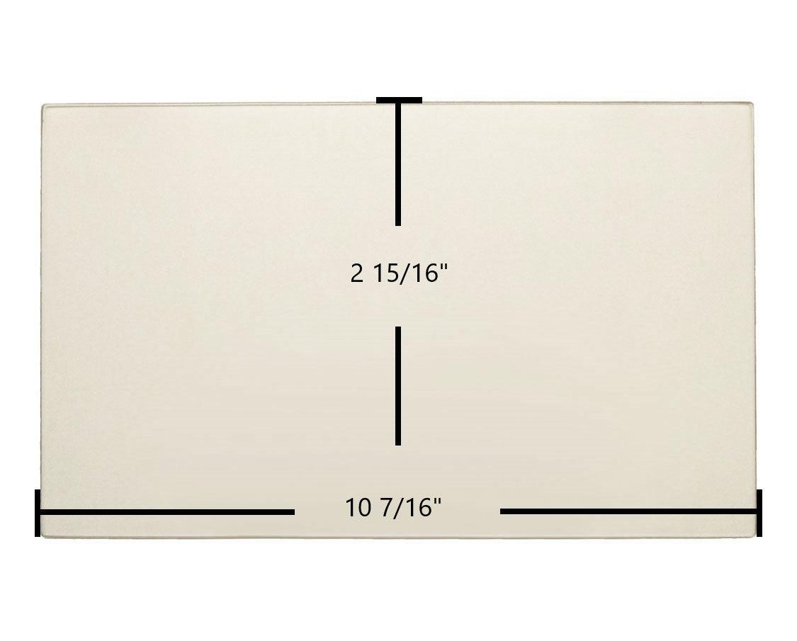 Earth Stove 1900HT Side Ceramic Glass Panel – 10 7/16" x 2 15/16" Replacement (32073) - Total Hearth
