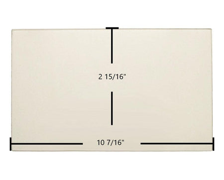 Earth Stove 1900HT Side Ceramic Glass Panel – 10 7/16" x 2 15/16" Replacement (32073) - Total Hearth