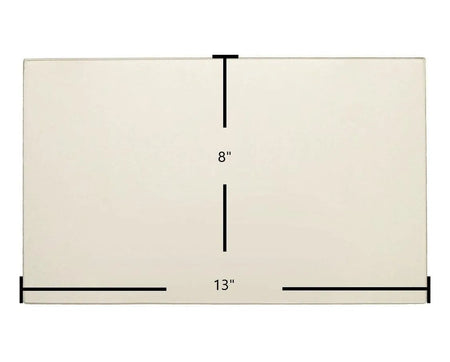Elmira Series 1400, 1500, 1600 Ceramic Glass Panel (13" x 8") | Replacement Part #W1008 - Total Hearth