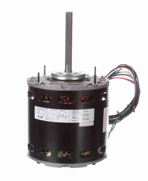 HVAC Furnace Blower Motor – EM3589 | 3/4 HP | 1075 RPM | 115V | 3-Speed | Open Air Over | OEM Replacement