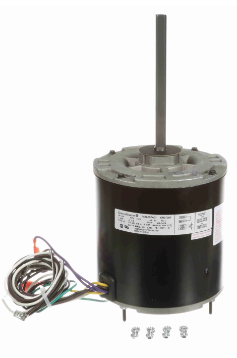 HVAC Condenser Fan Motor – EM3739F | 3/4 HP | 1075 RPM | 460V | TEAO | OEM Replacement