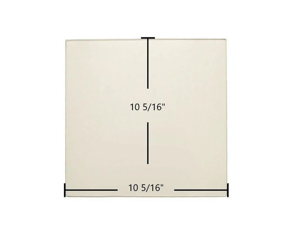 Enerzone Cambridge Pellet Ceramic Glass Panel (10 5/16" x 10 5/16") | OEM High-Temperature Replacement - Total Hearth
