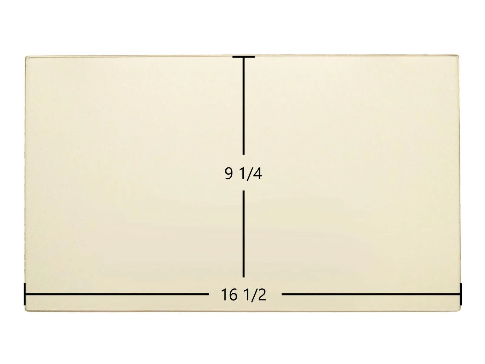 England's Stove Works Glass Panel for 50-SNC13 / 50-TNC13 Series & More (16 1/2" x 9 1/4") | AC-G17 OEM Replacement - Total Hearth