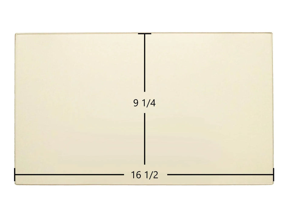 England's Stove Works Glass Panel for 50-SNC13 / 50-TNC13 Series & More (16 1/2" x 9 1/4") | AC-G17 OEM Replacement - Total Hearth