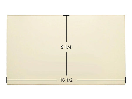 England's Stove Works Glass Panel (16 1/2" x 9 1/4") | Models 12-FPP, 13-NC, 25-PAH | OEM Part #AC-G17 - Total Hearth