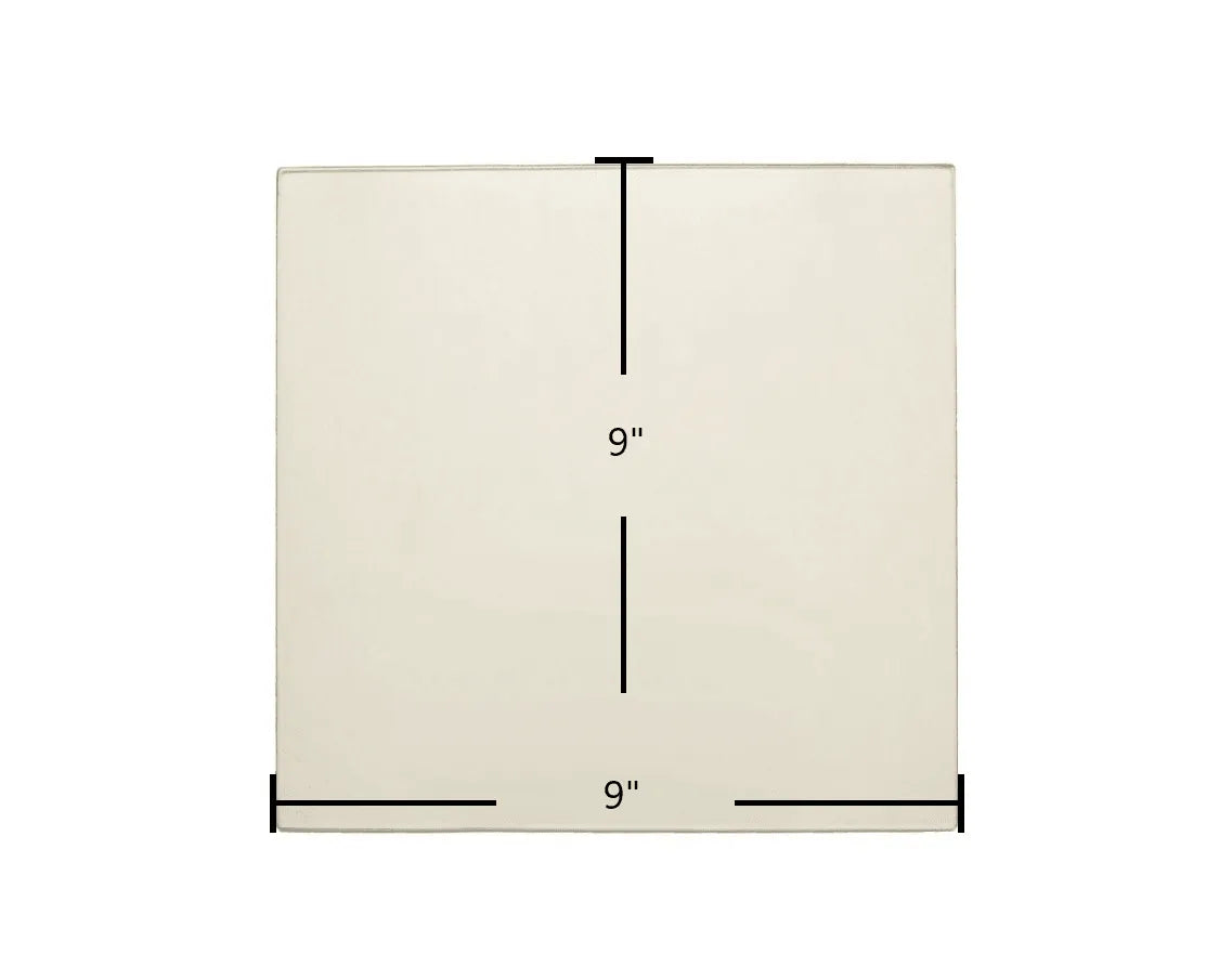 Englander 24ACD Wood Stove Ceramic Glass Panel (9" x 9") | OEM Replacement Part #28-3000 - Total Hearth