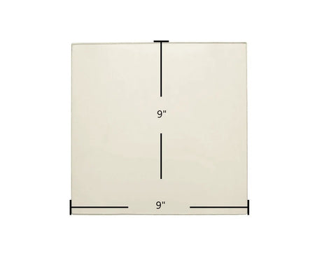 Englander 24ACD Wood Stove Ceramic Glass Panel (9" x 9") | OEM Replacement Part #28-3000 - Total Hearth