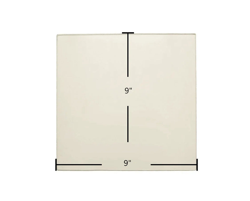 Englander 24ACD Wood Stove Ceramic Glass Panel (9" x 9") | OEM Replacement Part #28-3000 - Total Hearth