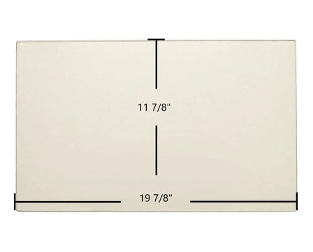 Enviro M55 Cast / Regency GC60 & GC160 Ceramic Glass Panel – OEM Replacement (19 7/8" x 11 7/8") | Part #50-2119 - Total Hearth