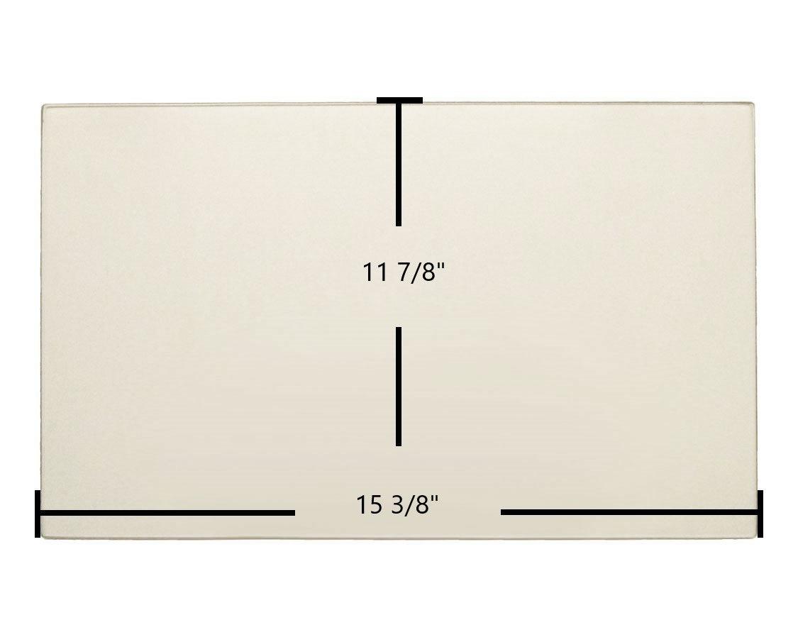Enviro Omega Ceramic Glass Panel – OEM Replacement (15 3/8" x 11 7/8") | Part #50-1673 - Total Hearth